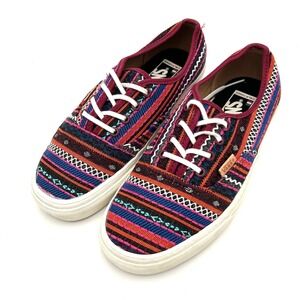 Vans California Authentic Italian Weave Multi Color Sneakers Men 6.5 Women 8